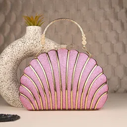 Toobacraft Shell Shaped Envelope Clutch-picture-39