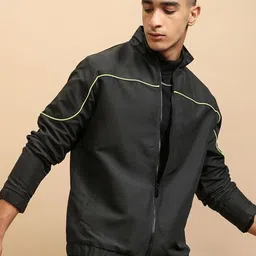 HIGHLANDER Men Checked Crop Outdoor Sporty Jacket-4
