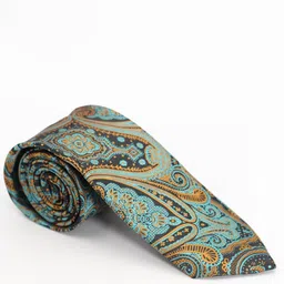 BLAQHORSE Men Abstract Printed 3-Fold Tipped Tie & Pocket Square Accessory Gift Set-8