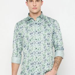 Duke Men Slim Fit Floral Opaque Printed Casual Shirt-image-27