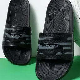 Sparx Men Printed Rubber Sliders Flip Flops-0