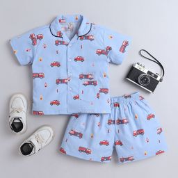 The Magic Wand Unisex Kids Printed Night suit-picture-31