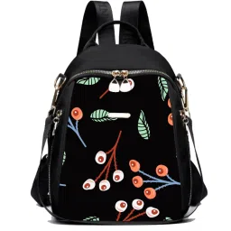 Small 8 L Backpack Printed Black Backpacks Stylish College Designer Pockets-image-64