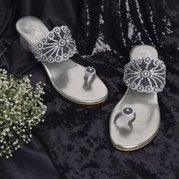 Solefoot Embellished Party Block Sandals-picture-2