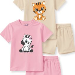 x2o Unisex Kids T-shirt and Shirt with Pyjamas-image-98