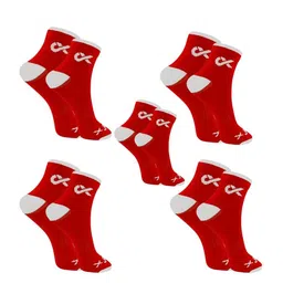 Xjarvis Unisex Pack Of 5 Ankle-Length Socks-62