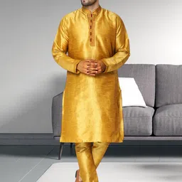 Moda Rapido Men Solid Kurta with Pyjama-44