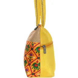 Kuber Industries Ethnic Motifs Structured Shoulder Bag with Quilted image 4