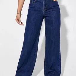 DressBerry Women Comfort Straight Fit High-Rise Light Fade Acid Wash Stretchable Jeans-picture-58