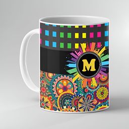 Keviv Multicoloured Text or Slogans Printed Ceramic Glossy Mugs Set of Cups and Mugs-image-70