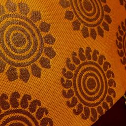 HOME9INE Yellow & Red Set of 2 Ethnic Motifs Square Cushion Covers image 3