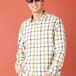V-Mart Men Opaque Checked Casual Shirt-image-72