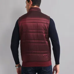 AD By Arvind Men Checked Polyester Reversible Bomber Jacket image 4
