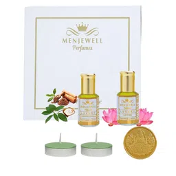 Menjewell Set Of 5 Luxury Camphor Chandan Long Lasting Attar Perfume Gift Set-27