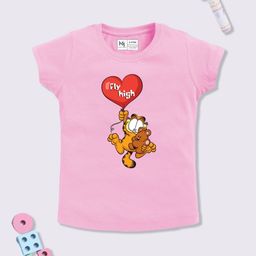 YK X Minute Mirth Infant Girls Garfield Printed Pure Cotton T-shirt-image-67