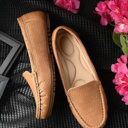 KARADDI Women Colourblocked Loafers-39