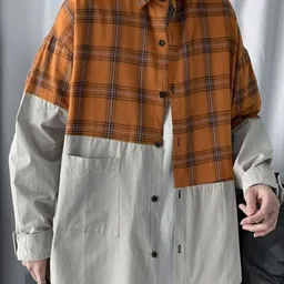 HERE&NOW Men Tartan Checks Opaque Checked Casual Shirt-picture-49