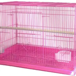 15 Inch (1.25 Feet ) Small Pink Bird, Hamster, Rabbit Cage Hard Crate Pet Crate-image-17