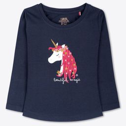 ariel Girls Pack of 2 Graphic Printed Round Neck Cotton T-shirts-image-15