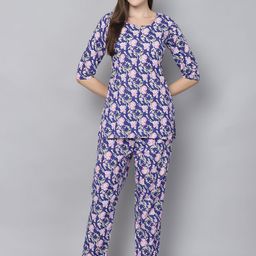 SOUNDARYA Women Printed Night suit-image-95
