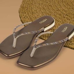 Metro Women Open Toe Flats-image-83