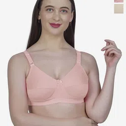 SHYAM SONS FLAIR Pack Of 2 Full Coverage Non Padded Minimizer Bra-19
