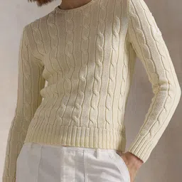 Polo Ralph Lauren Women Pure Cotton Long Sleeves Sweater-image-42