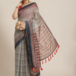 DIVASTRI Kalamkari Chanderi Saree-picture-13