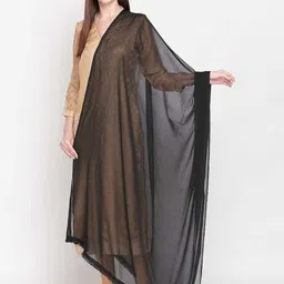 Suha Tasselled Border Chiffon Dupatta-54