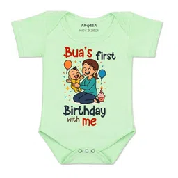 arvesa Bua First Birthday With Me Printed Romper-picture-0