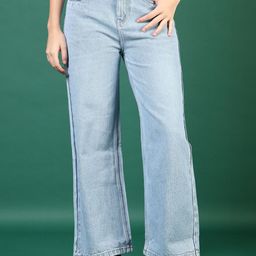 LIMEROAD Women Regular Fit Mid-Rise Light Fade Jeans-image-79