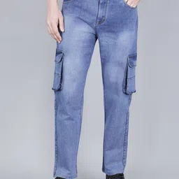 CLUBROCKS Men Jean Slim Fit Mid-Rise Stretchable Jeans-picture-4