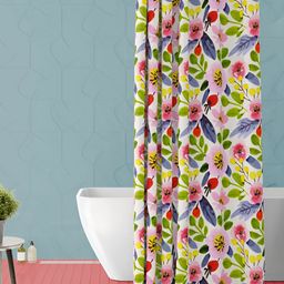 ArtzFolio Single Piece Waterproof Polyester Shower Curtain-image-85