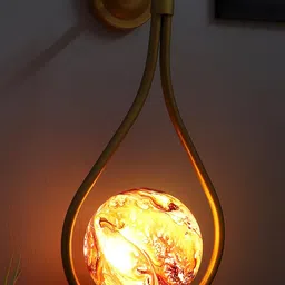 Deco Home Unisex Gold Wall Lamps-image-95