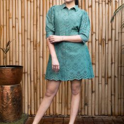 Veeralda Shirt Midi Dress-image-11