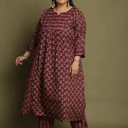 KALINI Women Floral Printed Regular Kurta with Salwar & With Dupatta-17