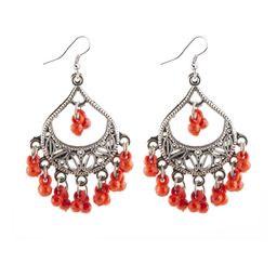 Creative Frogs Red Alloy Earrings-image-103