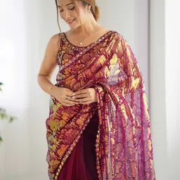 Sangria Embellished Sequinned Saree-image-18