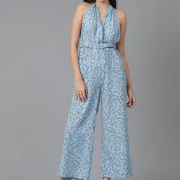 Stylecast X Kotty Women Halter Neck Printed Basic Jumpsuit-picture-15