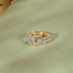 Mia by Tanishq 18KT Gold Diamond Finger Ring Gold - 4.3 g-image-68