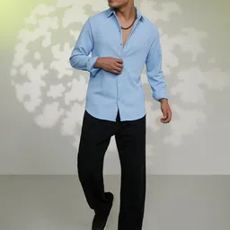 Campus Sutra Men Comfort Textured Opaque Casual Shirt-image-86