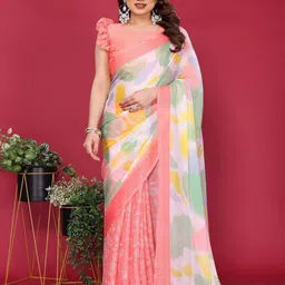 CATCHY FOREVER Poly Chiffon Designer Saree-picture-48