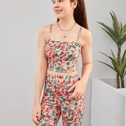BAESD Girls Printed Top With Shorts-image-30
