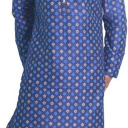 House of Aqss Men Floral Printed Regular Kurta with Pyjamas-picture-30