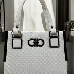 SKORPIO Embellished PU Swagger Handheld Bag With Quilted-12
