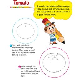 om books international How to Draw Vegetables Step by Step Drawing Book - English image 5