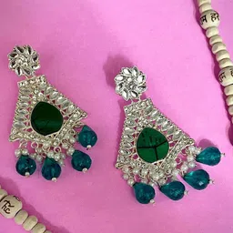 TANLOOMS Triangular Drop Earrings image 3