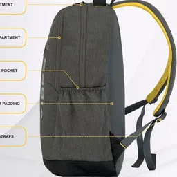 CARRIZ Typography Printed Padded Backpacks image 3
