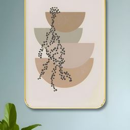 Livin'luxe Brown & Beige Wooden Abstract Art Painting Wall Art-image-62
