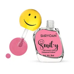 SHRYOAN Smily Ultra Glossy Long Lasting Nail Polish - 11 ml - Rose Pink - 36-image-79